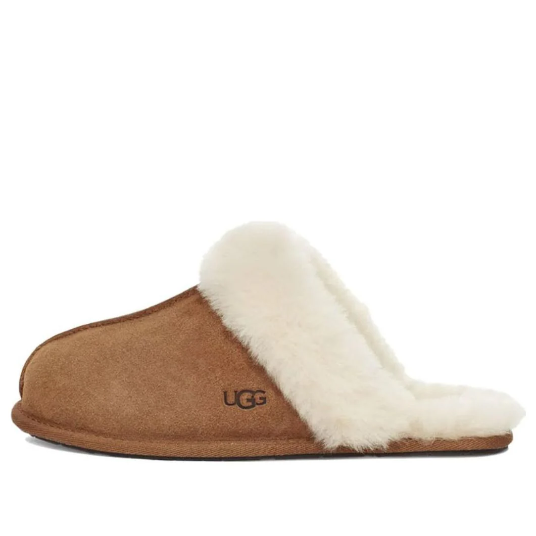 (WMNS) UGG Scuffette II Brown 'Chestnut' 1106872-CHE