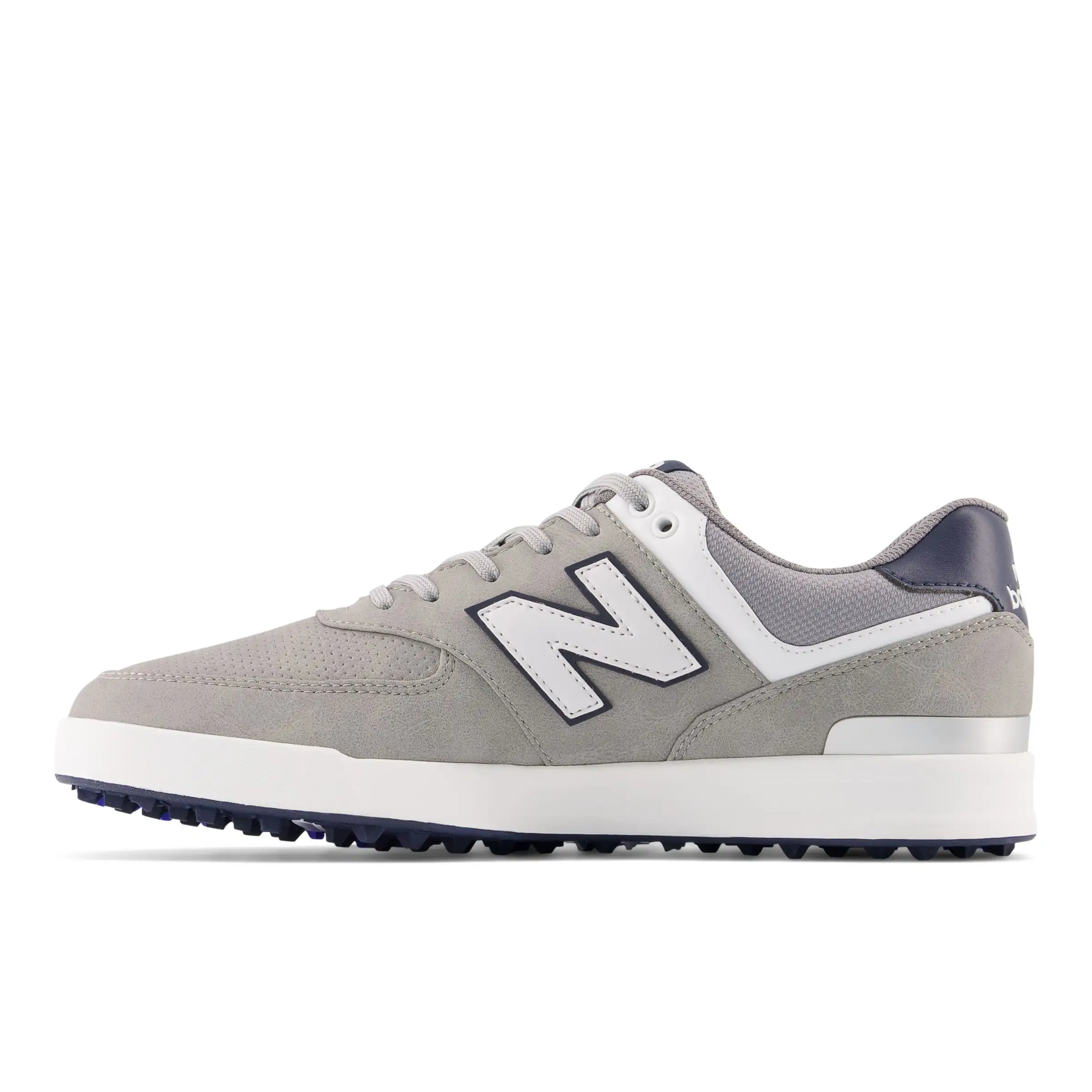 574 Greens Golf Shoes - Grey with White