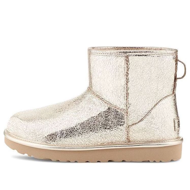 (WMNS) UGG Classic Mini Metallic Sparkle 'Light Gold' 1125234-SGD