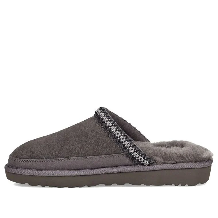 UGG Tasman Slip On Gray Slippers 1103900-DGRY