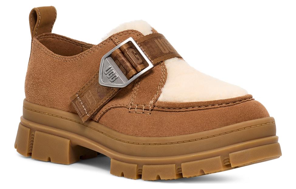 (WMNS) UGG Ashton Shoe Suede 'Chestnut' 1134850-CHE