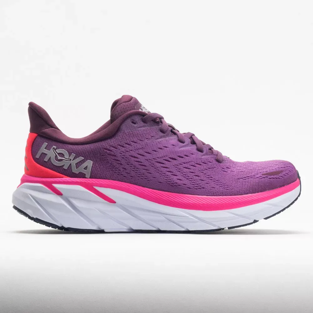 Hoka One One Clifton 8 Women's Grape Wine/Beautyberry
