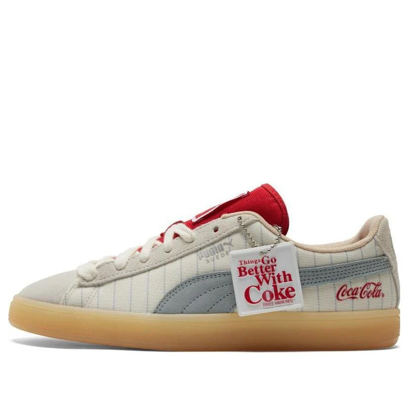 PUMA Coca-Cola x Suede 'Slate Pinstripes' 387049-01