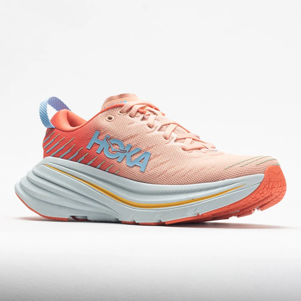 Hoka One One Bondi  X Women's Camellia/Peach Parfait