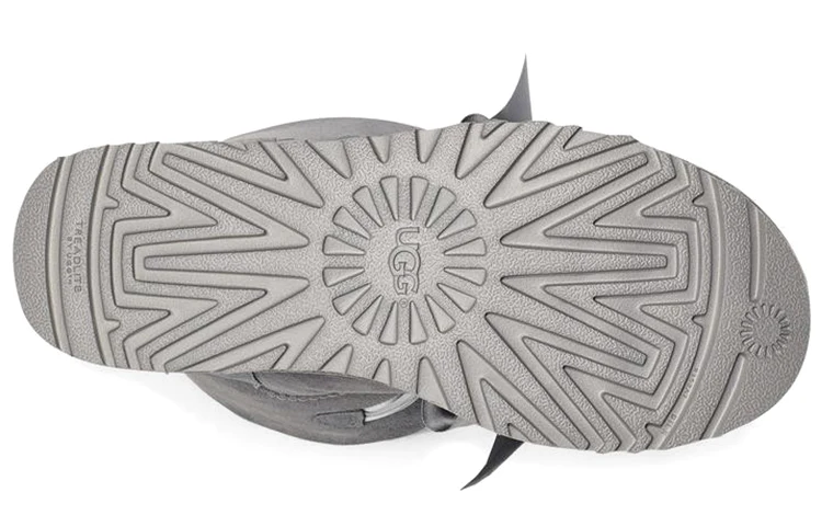 (WMNS) UGG Gita Bow Mini Fleece Lined Blue Gray 1098360-GYS