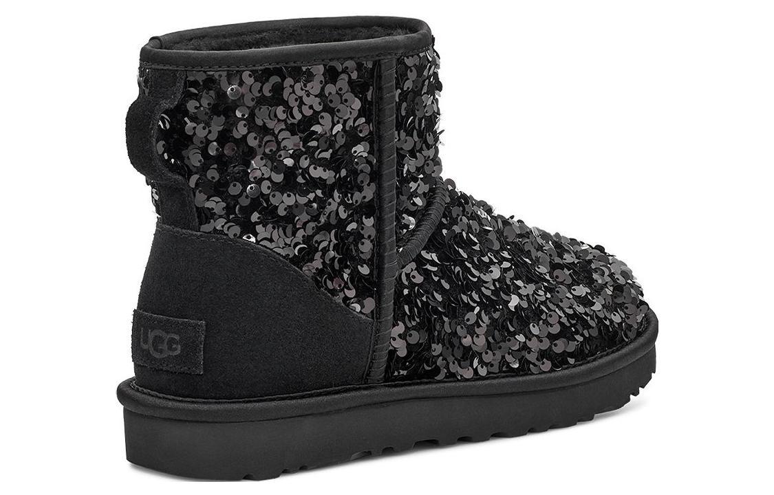 (WMNS) UGG Classic Chunkey Sequin 1130602-BLK