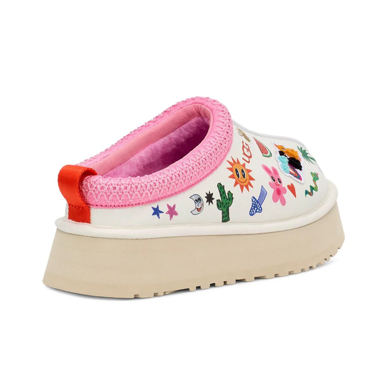 (WMNS) UGG Tazz Slipper 'Humberto Cruz Pop Sketch' 1155751-WHT