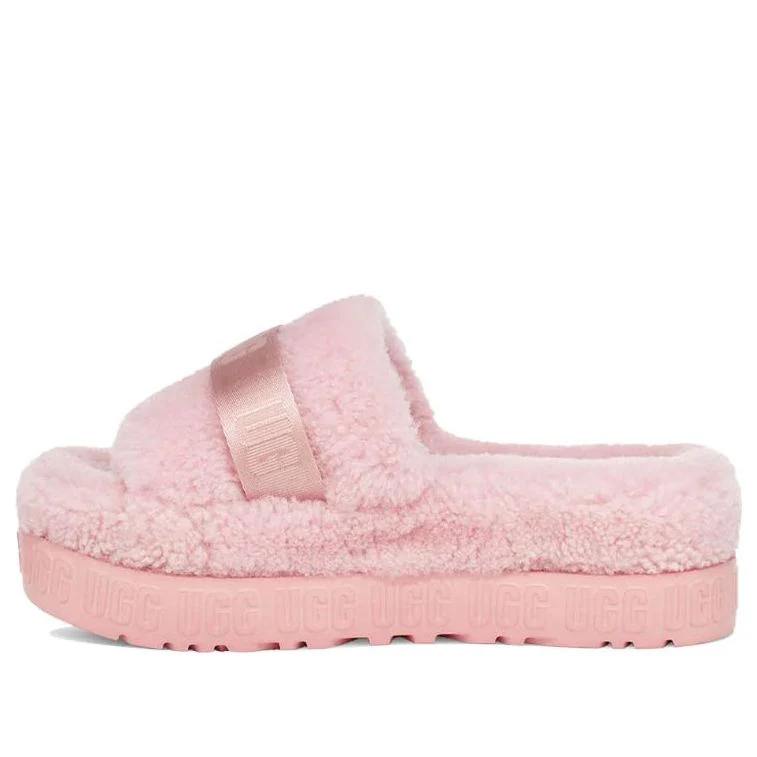 (WMNS) UGG Fluffita Thick Sole Pink Slippers 1113475-PCD
