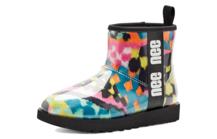 (WMNS) UGG Classic Clear Mini Boot Checks 'Black Multi' 1135530-BLKM