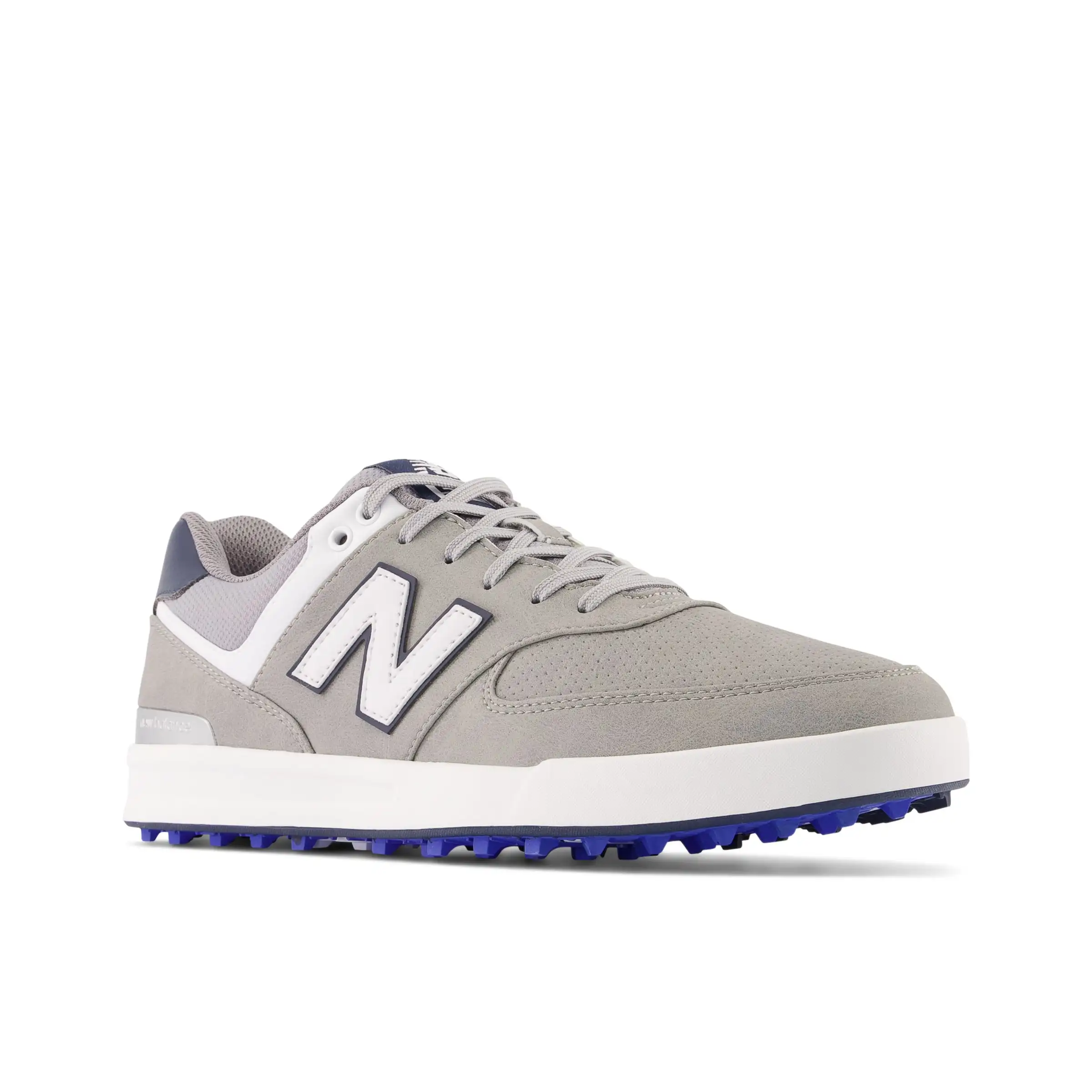 574 Greens Golf Shoes - Grey with White