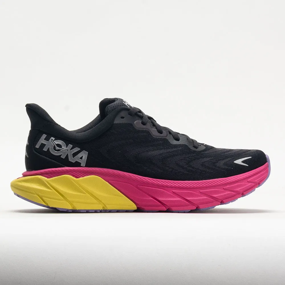 Hoka One One Arahi 6 Women's Black/Pink Yarrow