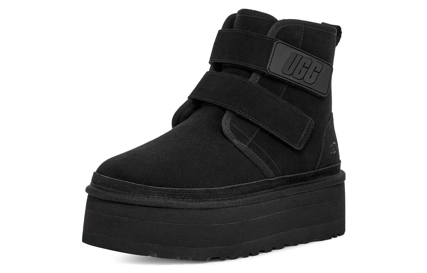 (WMNS) UGG Neumel Platform Chukka 'Black' 1130554-BLK