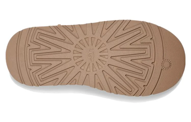 (WMNS) UGG Classic Sweater Letter Tall 'Chestnut' 1144044-CHE