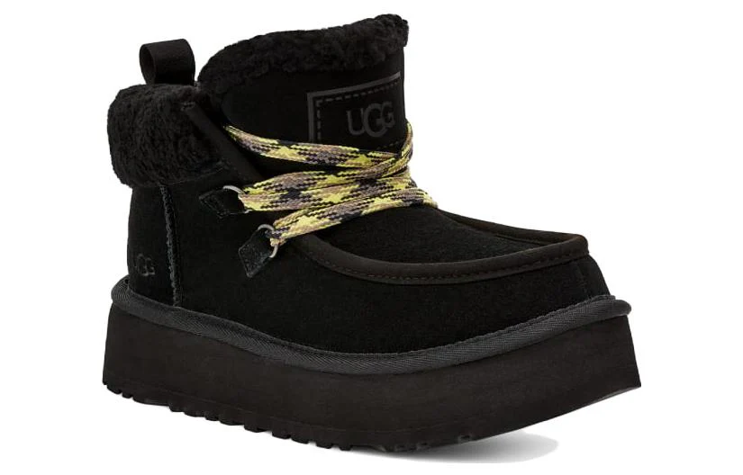 (WMNS) UGG Funkarra Cabin Cuff Boot 'Black' 1143954-BLK