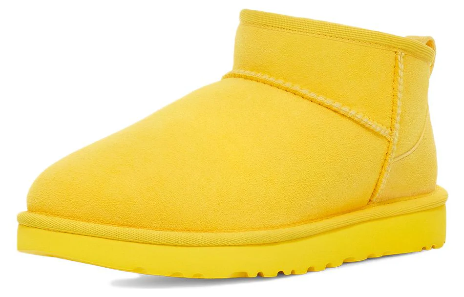 (WMNS) UGG Classic Ultra Mini Boot 'Canary Yellow' 1116109-CAN