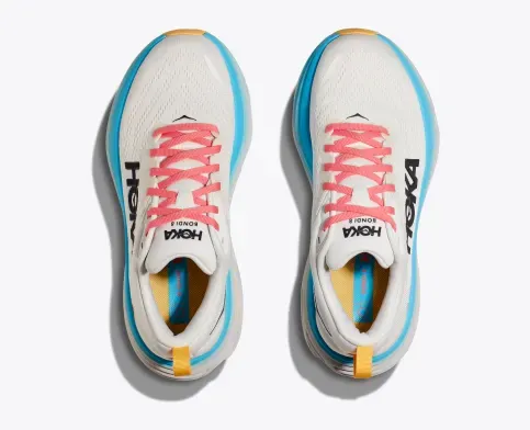 Hoka One One Bondi  8 Women's Blanc De Blanc / Swim Day