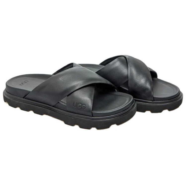 UGG Capitola Cross Slippers 'Black' 1153076-BLK