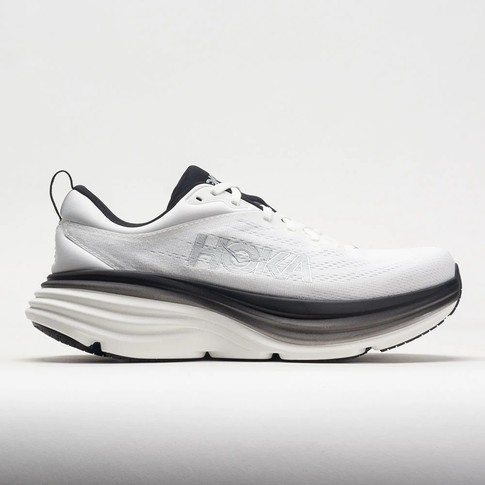 HOKA Bondi 8 Men's White/Black