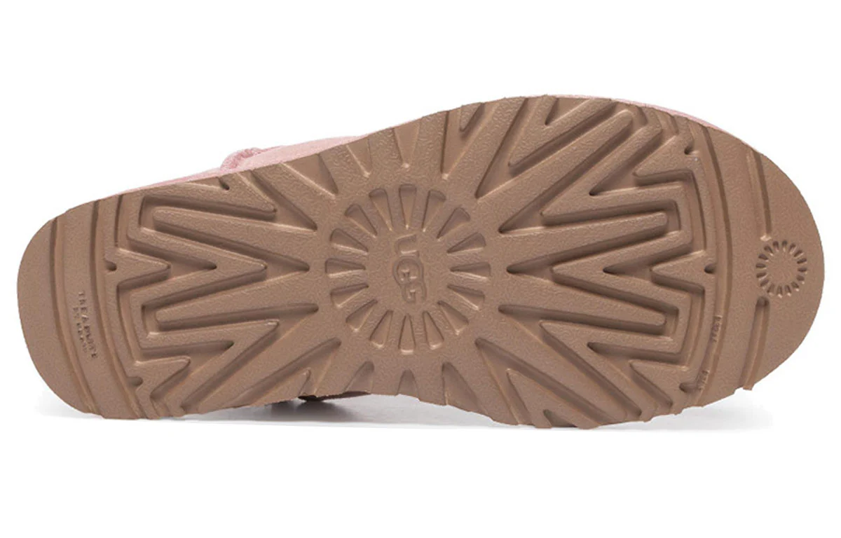 (WMNS) UGG Mini Baley Bow II Snow Boots Pink 1016501-PCRY