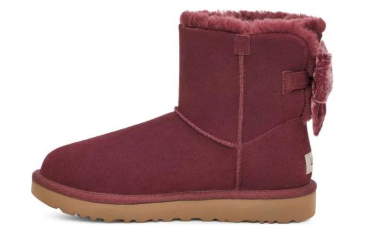(WMNS) UGG Mini Bailey Bow Boots 'Wild Grape' 1138172-WGRP