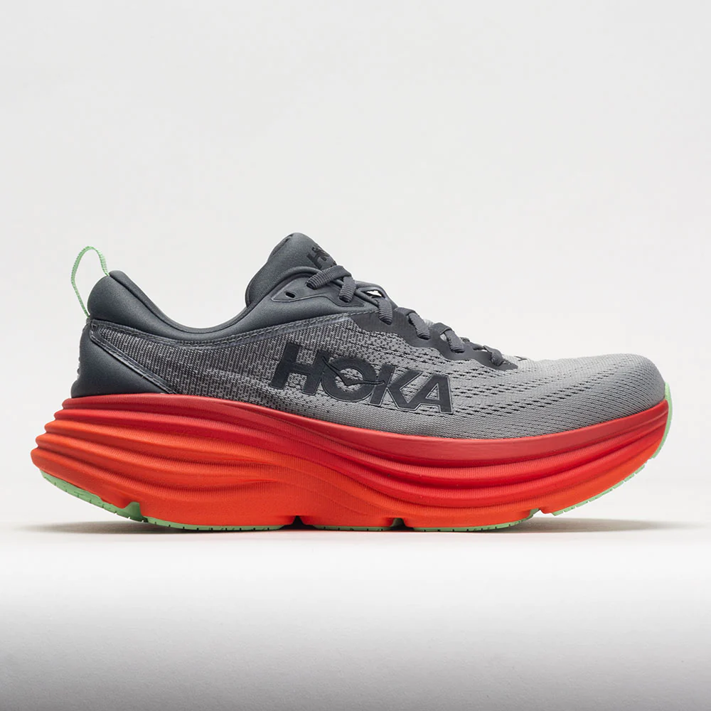 HOKA Bondi 8 Men's Castlerock/Flame