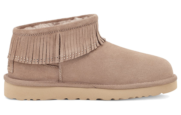 (WMNS) UGG Ultra Mini Fringe Bling 1121576-BCHW