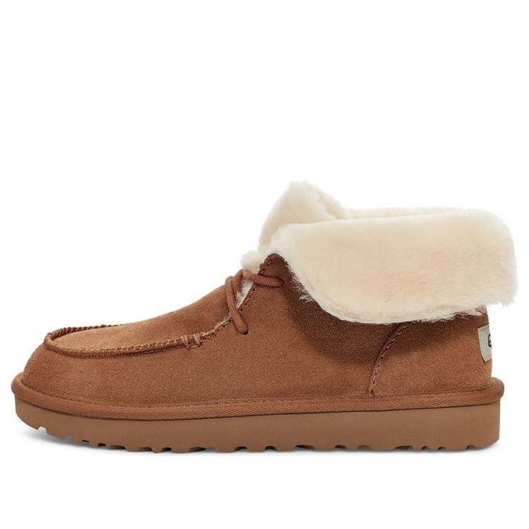 (WMNS) UGG Diara Lacing Fleece Lined Brown 1113090-CHE