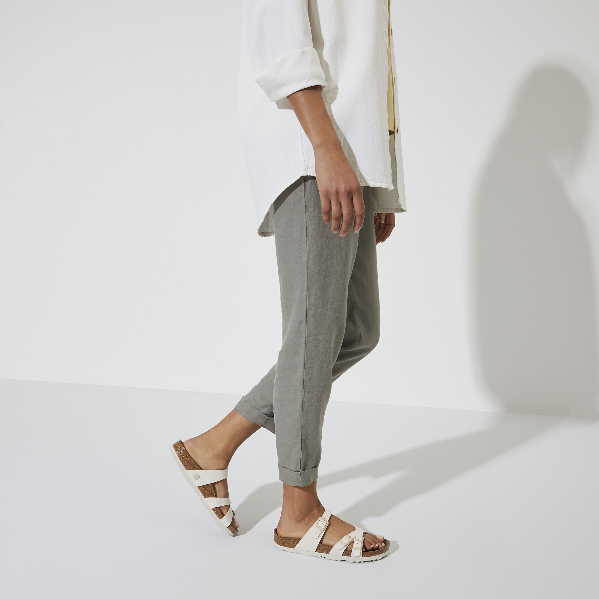 Franca Vegan Textile - Canvas Eggshell