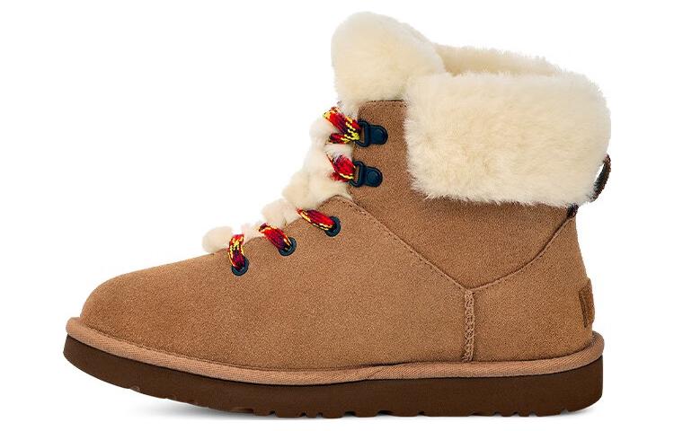 (WMNS) UGG Classic Mini Alpine Lace 'Brown' 1130558-CHE