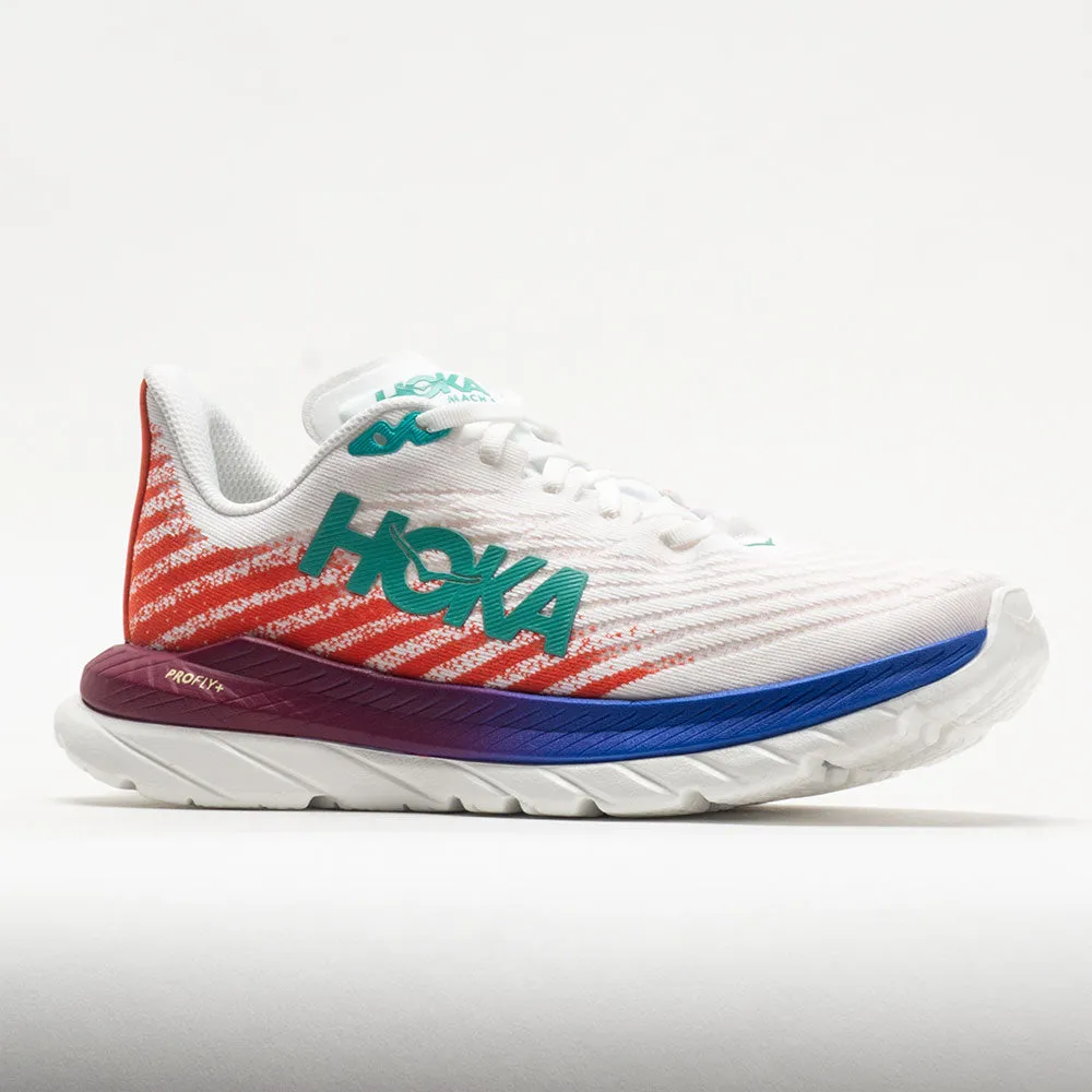 Hoka One One Mach 5 Women's White/Flame