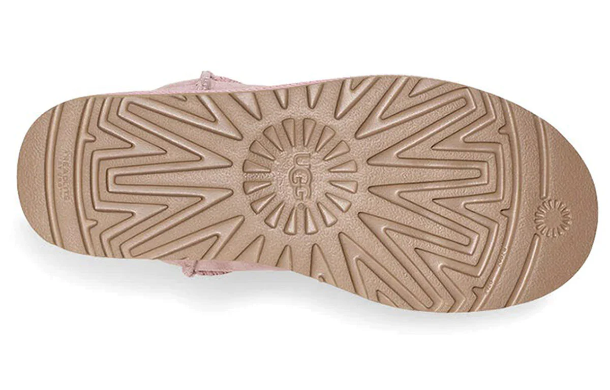 (WMNS) UGG Classic Mini II Fleece Lined Pink 1016222-PCRY