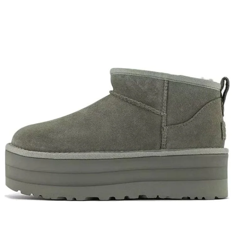 (WMNS) UGG Classic Ultra Mini Platform 'Moss Green' 1135092-MSG