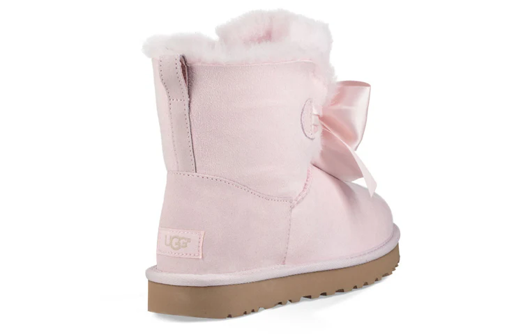 (WMNS) UGG F18 Mini Bow Fleece Lined Pink 1098360-SLPN
