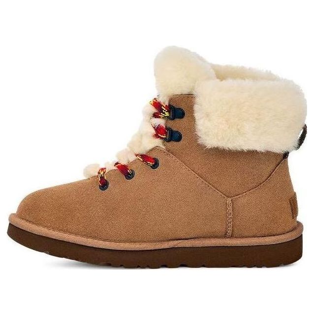 (WMNS) UGG Classic Mini Alpine Lace 'Brown' 1130558-CHE