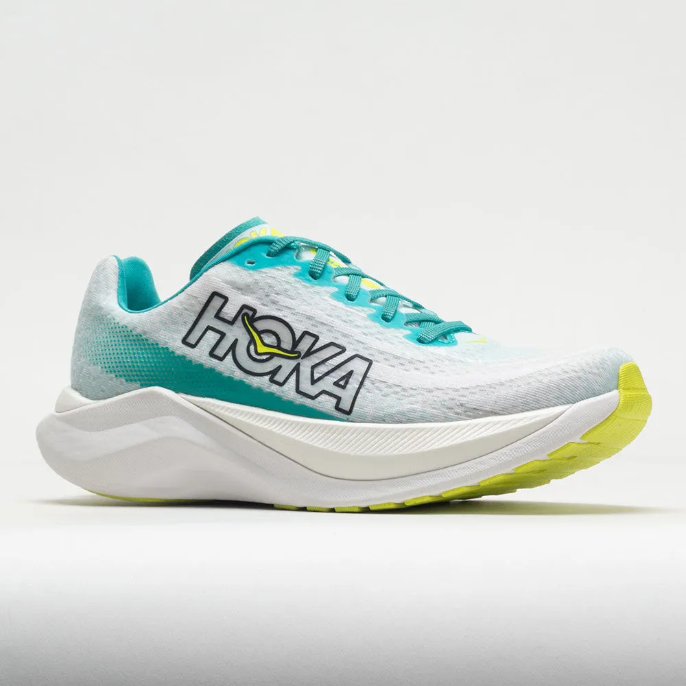 Hoka One One Mach X Women's White/Blue Glass