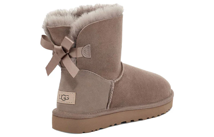 (WMNS) UGG Mini Bailey Bow II Boot Fleece Lined Snow Boots 1016501-CRBO