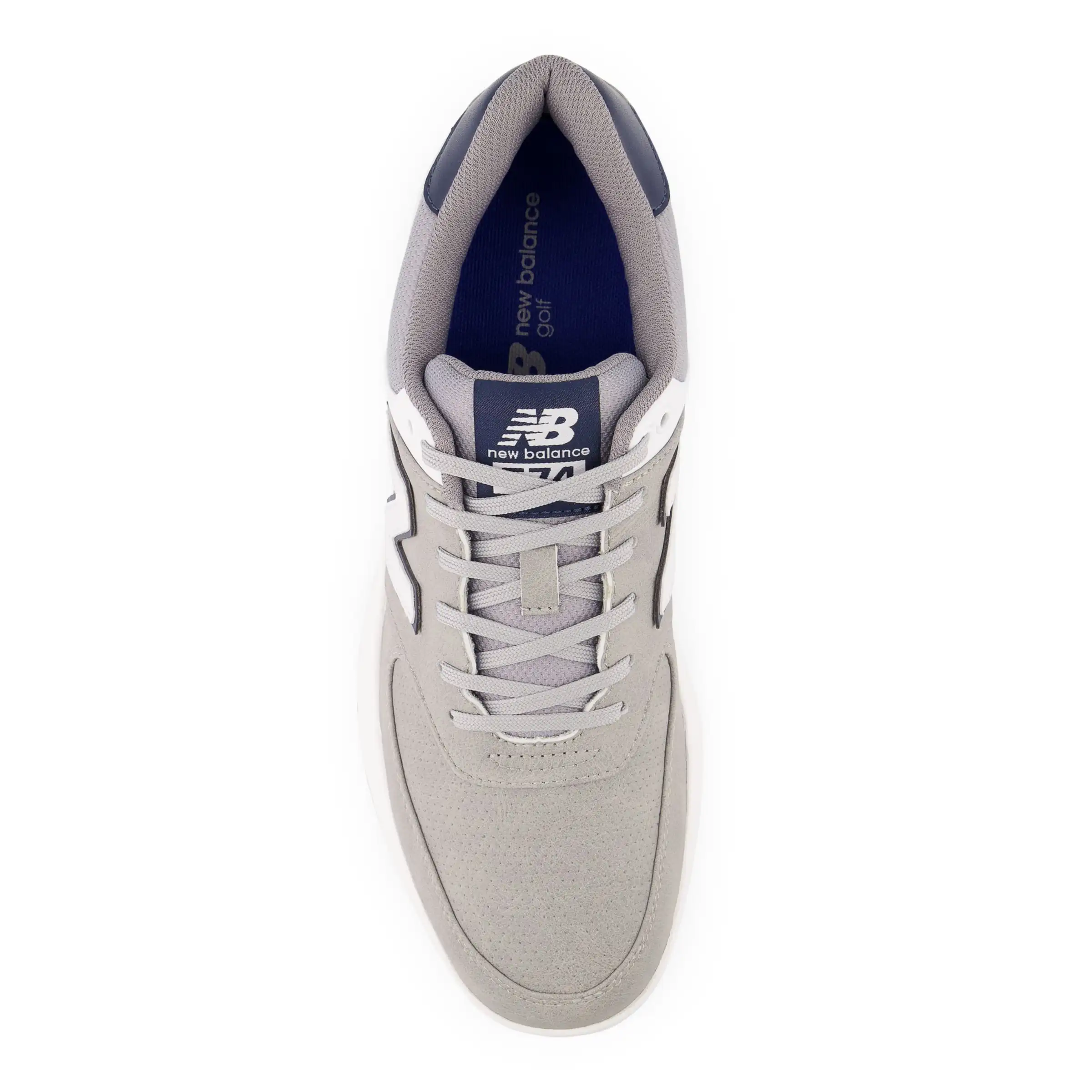 574 Greens Golf Shoes - Grey with White