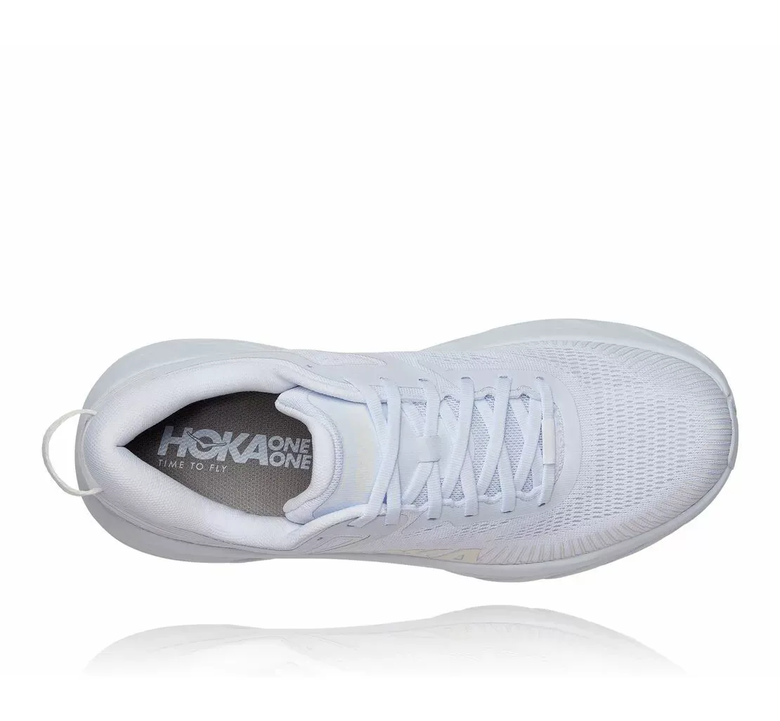 Hoka One One Women's Bondi 7 WHITE / WHITE
