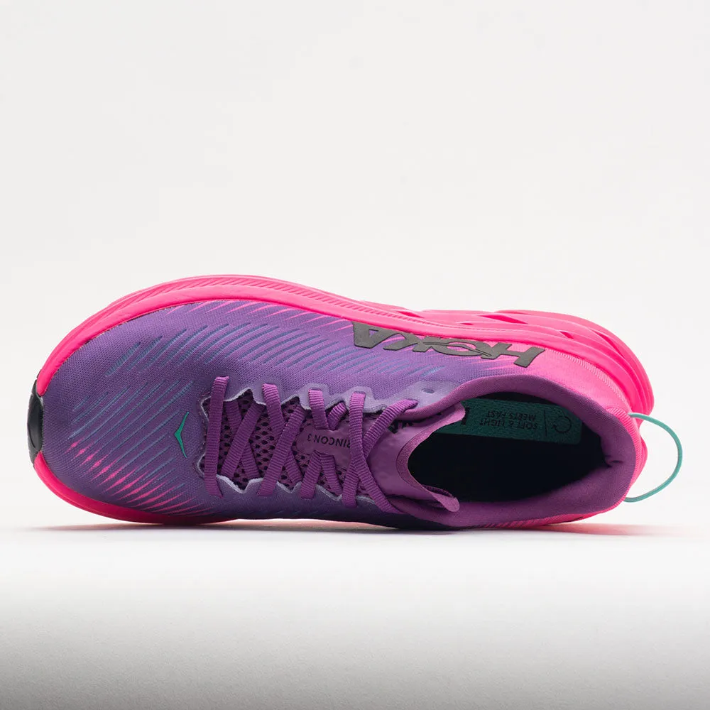Hoka One One Rincon 3 Women's Beautyberry/Knockout Pink