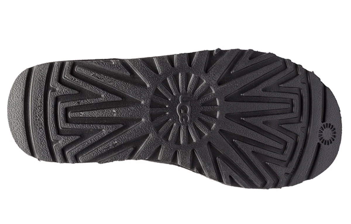 (WMNS) UGG Gita Bow Mini Fleece Lined Black 1098360-BLK