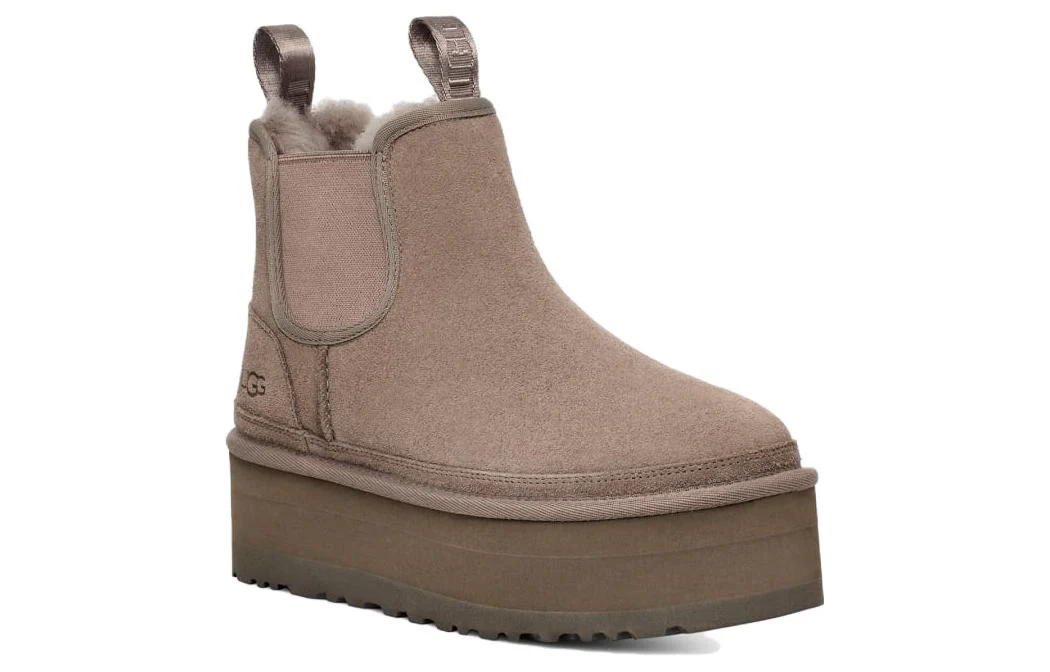 (WMNS) UGG Neumel Platform Chelsea 'Smoke Plume' 1134526-SKP
