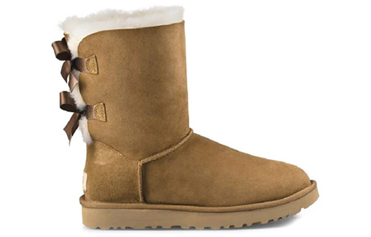 (WMNS) UGG Mini Bailey Bow II Boot Fleece Lined 1016225-CHE