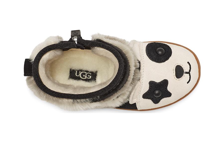 (TD) UGG Panda Stuffie 'Black White' 1130353T-BLK