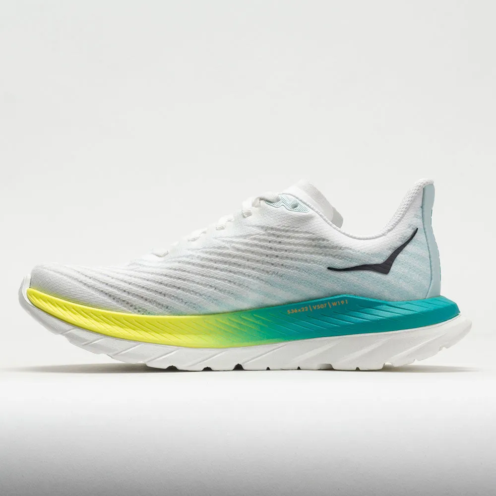 Hoka One One Mach 5 Women's White/Blue Glass