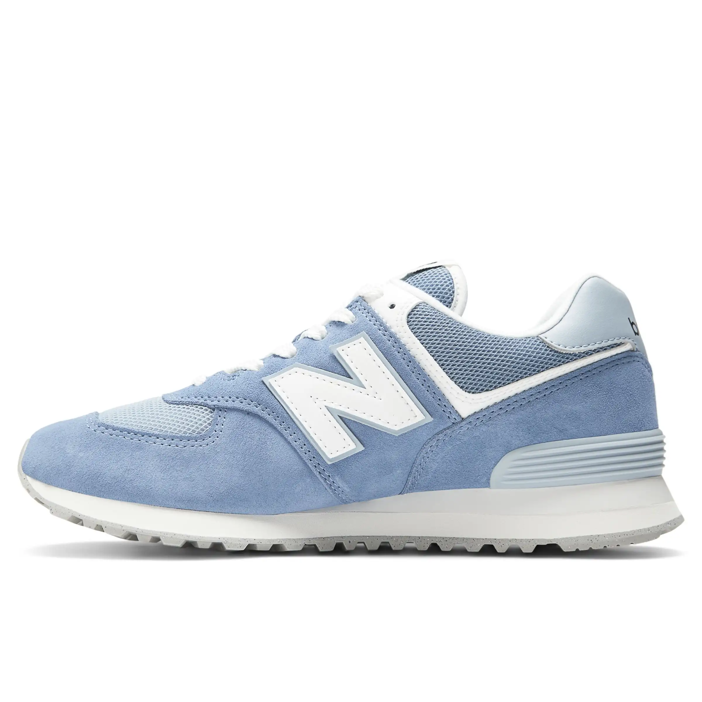 574 - Blue with White