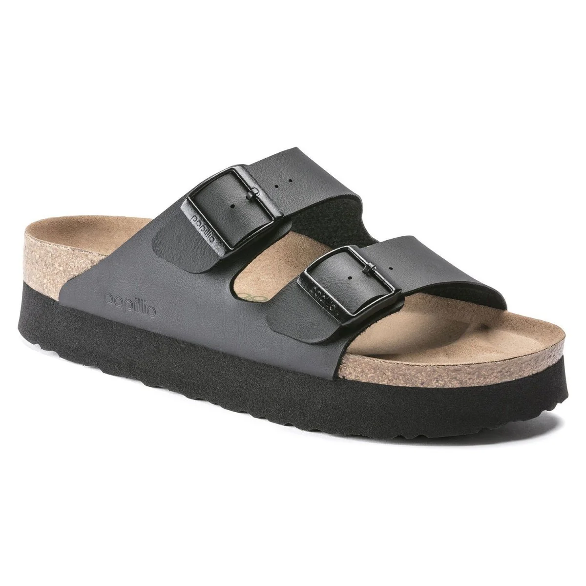 Women's Arizona Platform Vegan Birko-Flor Black