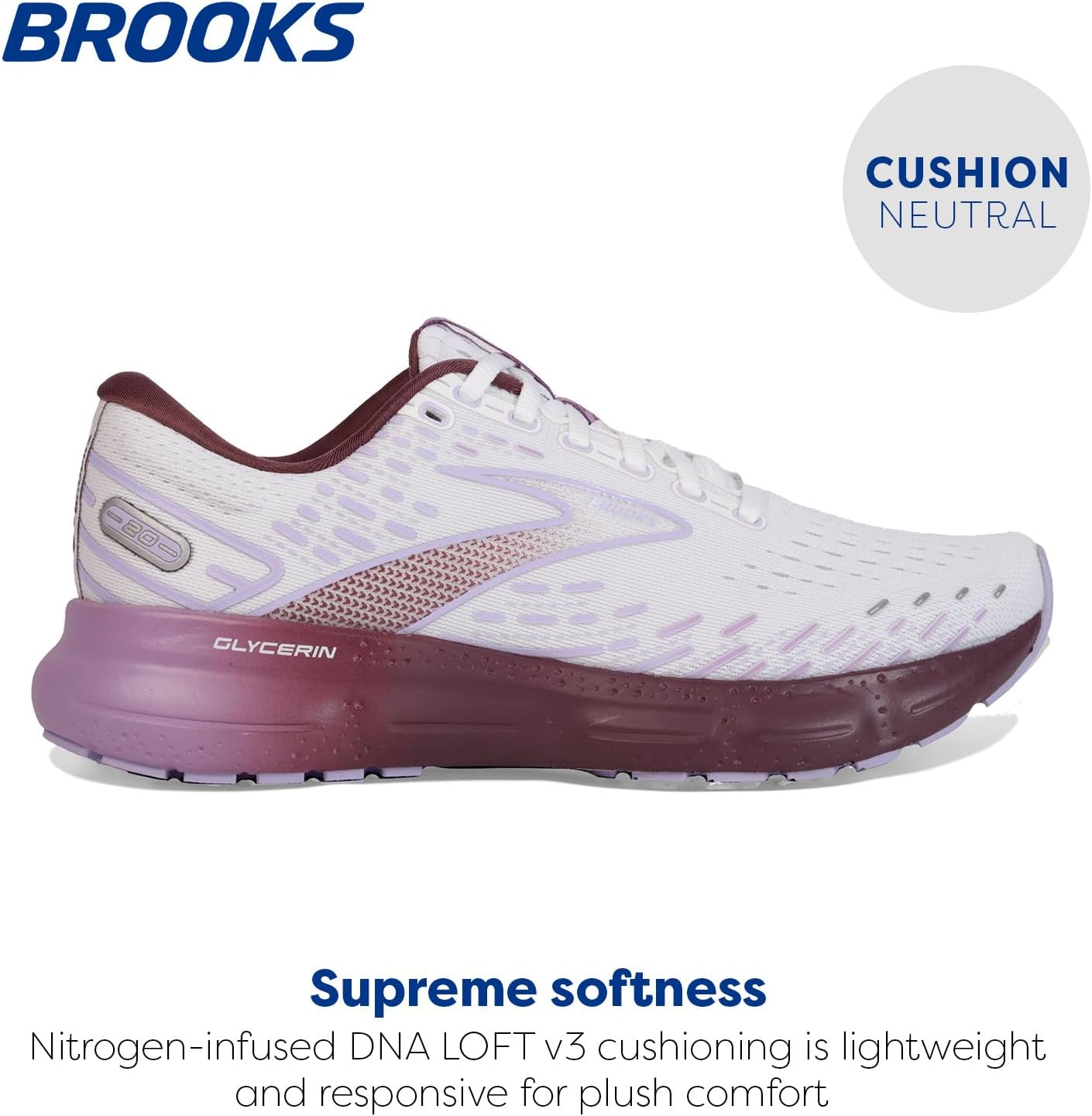 Brooks Women's Glycerin 20 Neutral Running Shoe