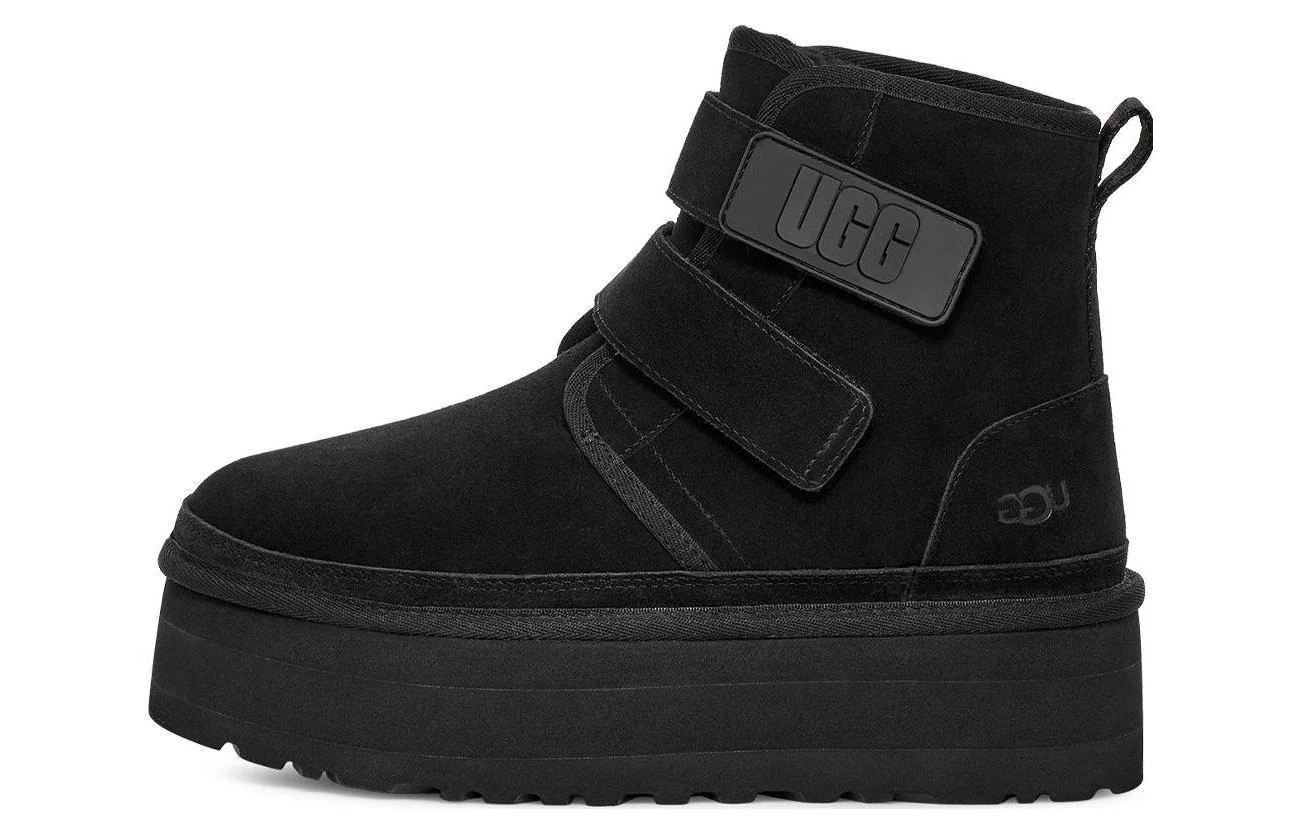 (WMNS) UGG Neumel Platform Chukka 'Black' 1130554-BLK