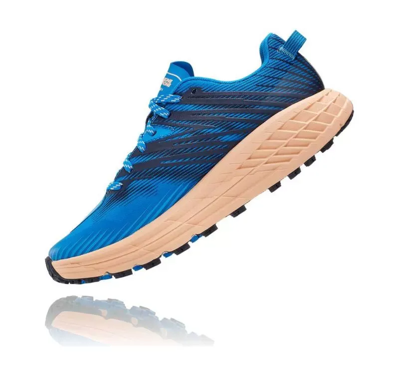 Hoka One One Women's Speedgoat 4 INDIGO BUNTING / BLEACHED APRICOT