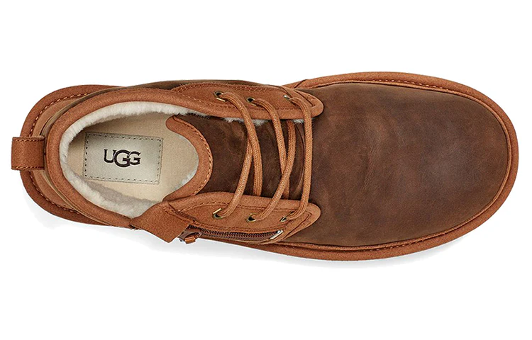 UGG Neumel Zip High Top Fleece Lined Brown 1103883-CHE
